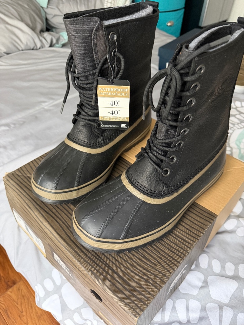 Brand New! Sorel 1964 Premium T Boots Size 10 Black